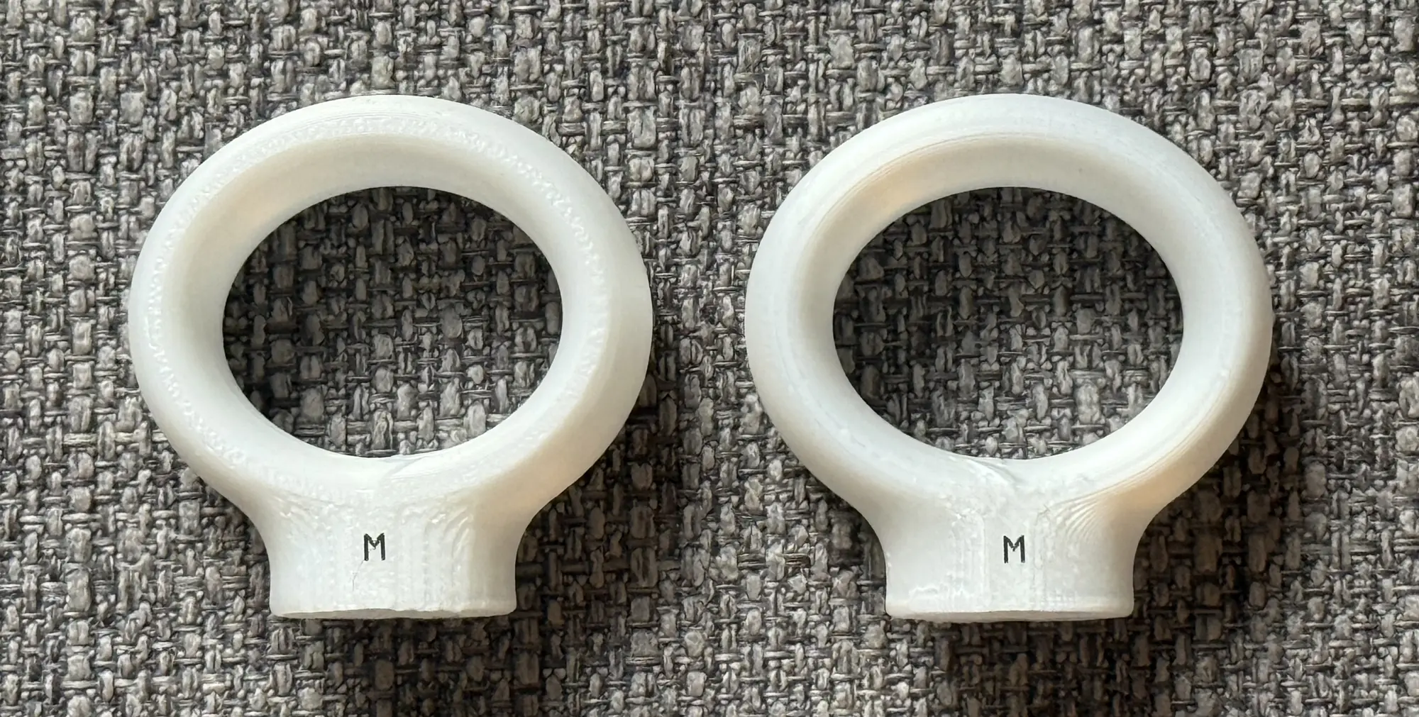 Splayometer medium finger ring set: two flexible rings